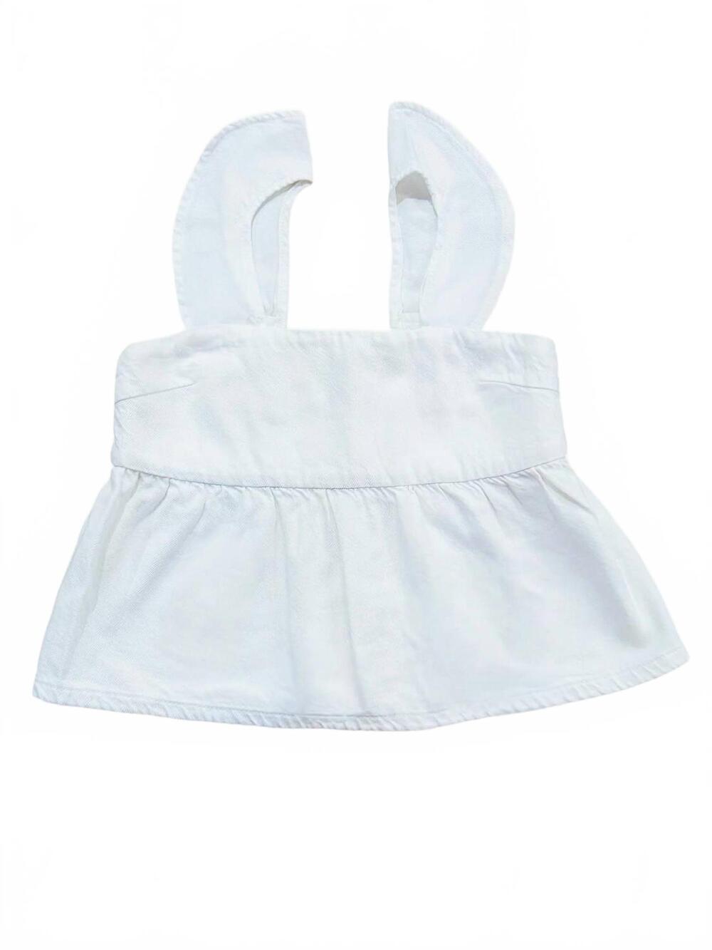 NEW DL1961 - KIDS' kids meredyth denim top in white